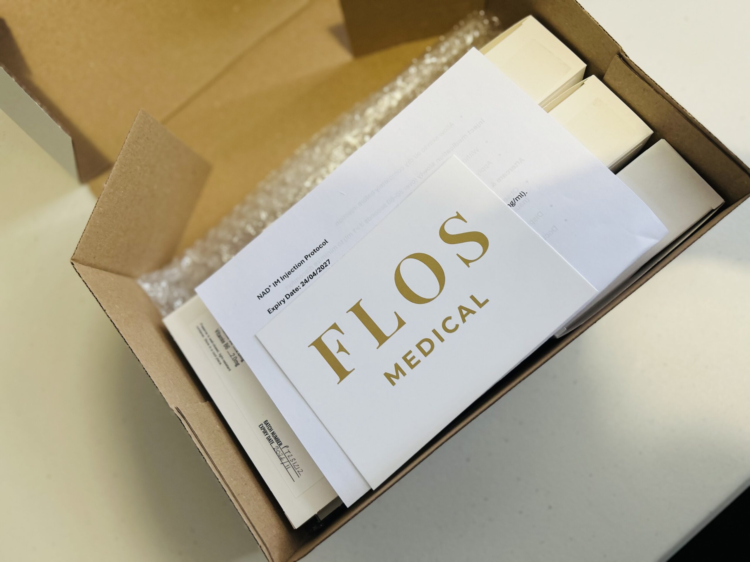 FLOS Medical Business Cards "About Us" Image